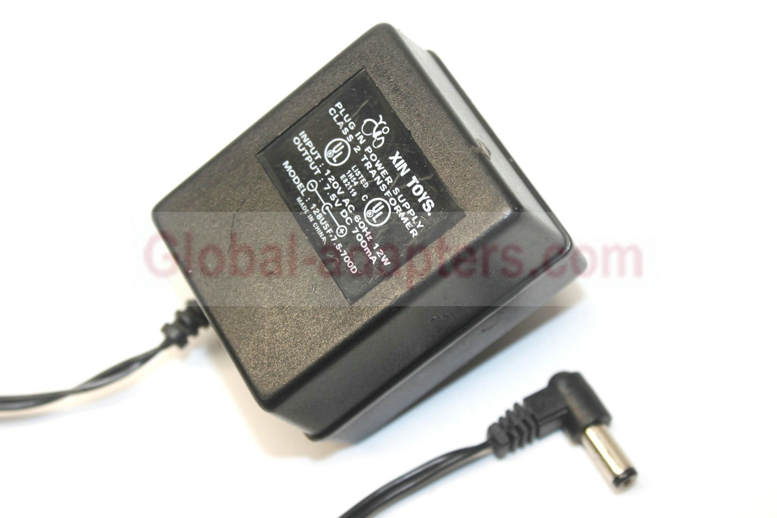 New 7.5V 700mA Xin Toys 128USF-7.5-700D Class 2 Transformer Power Supply Ac Adapter